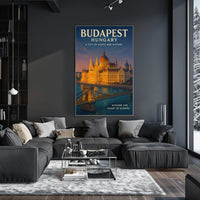 Budapest A City of Lights and History Poster