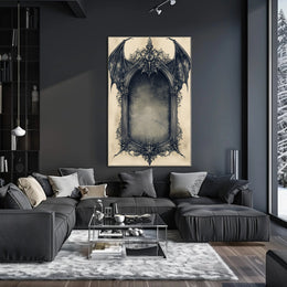 Gothic Frame Design Poster