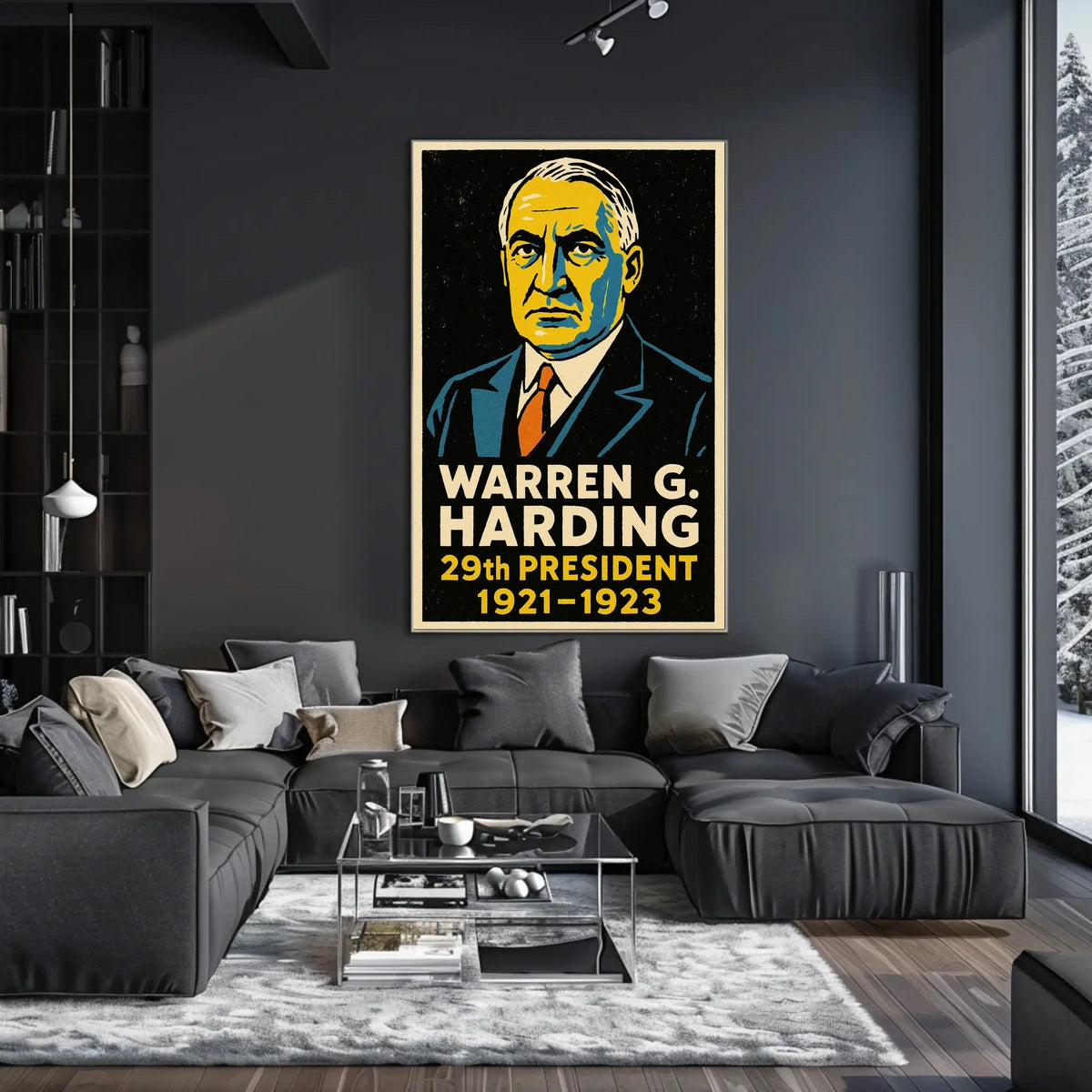 Warren G. Harding 29th President Poster