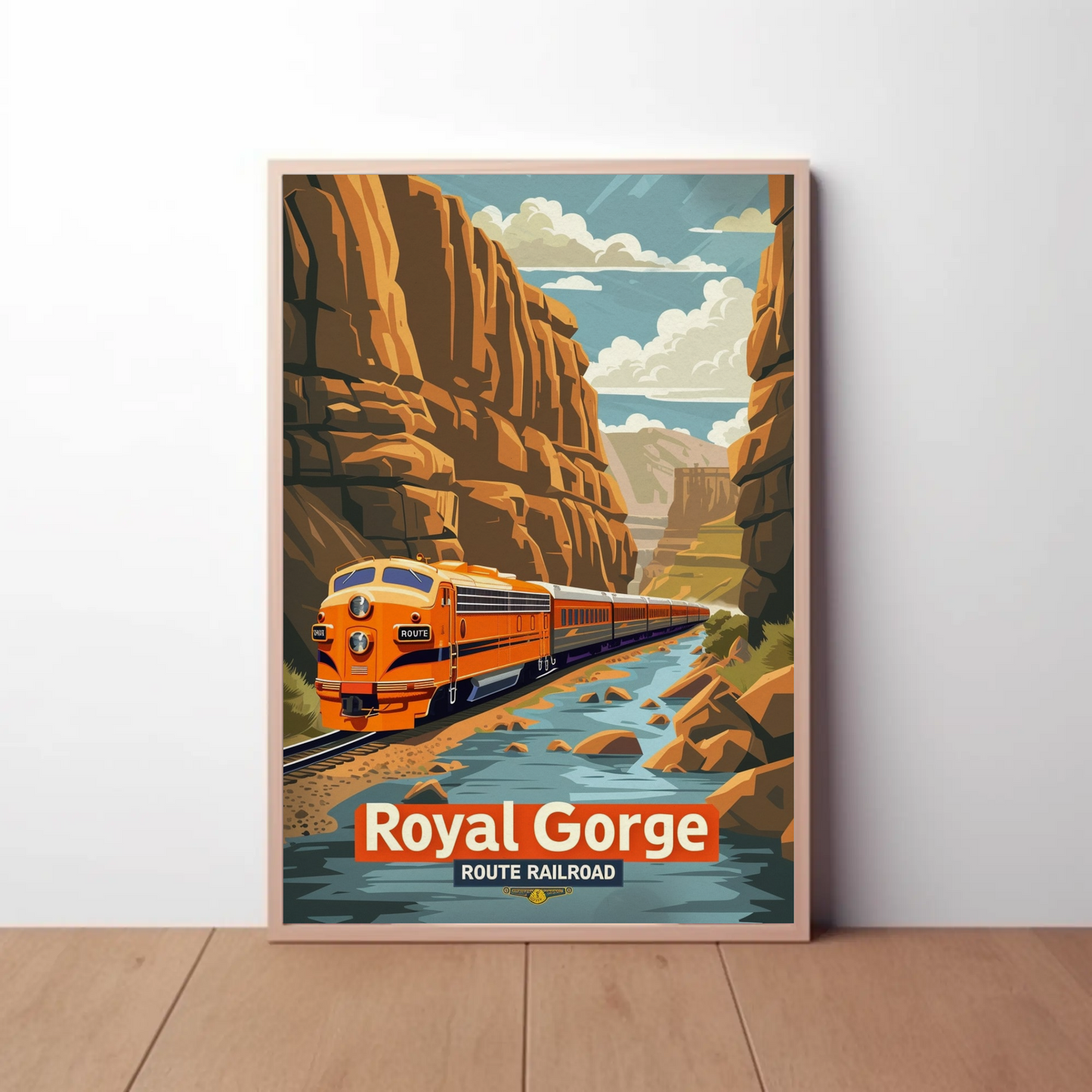 Royal Gorge Route Railroad Canyon Poster Poster
