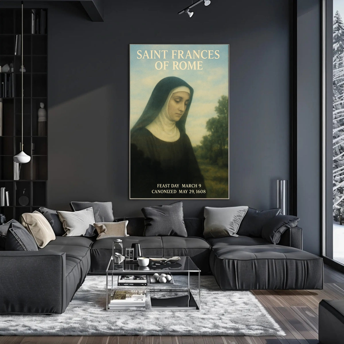 Saint Frances Of Rome Poster