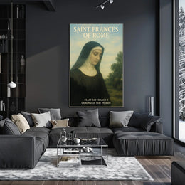 Saint Frances Of Rome Poster