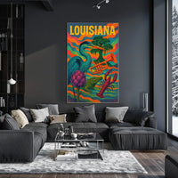 Louisiana Vibrance Poster