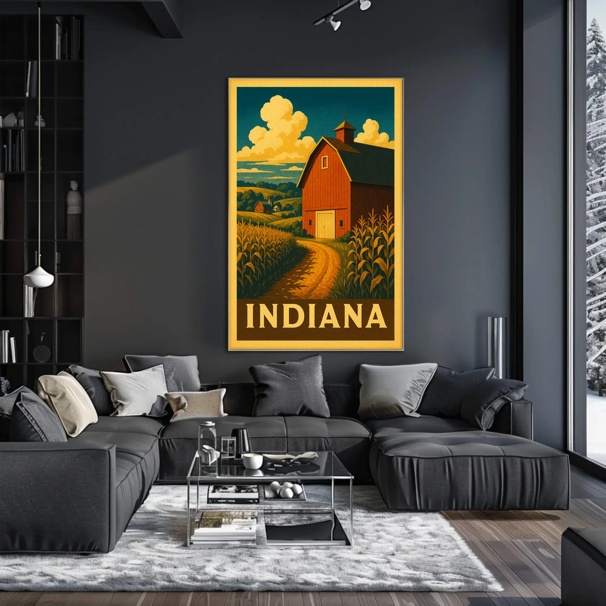 Indiana Countryside Poster