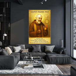 Saint Padre Pio Poster PosterGoat