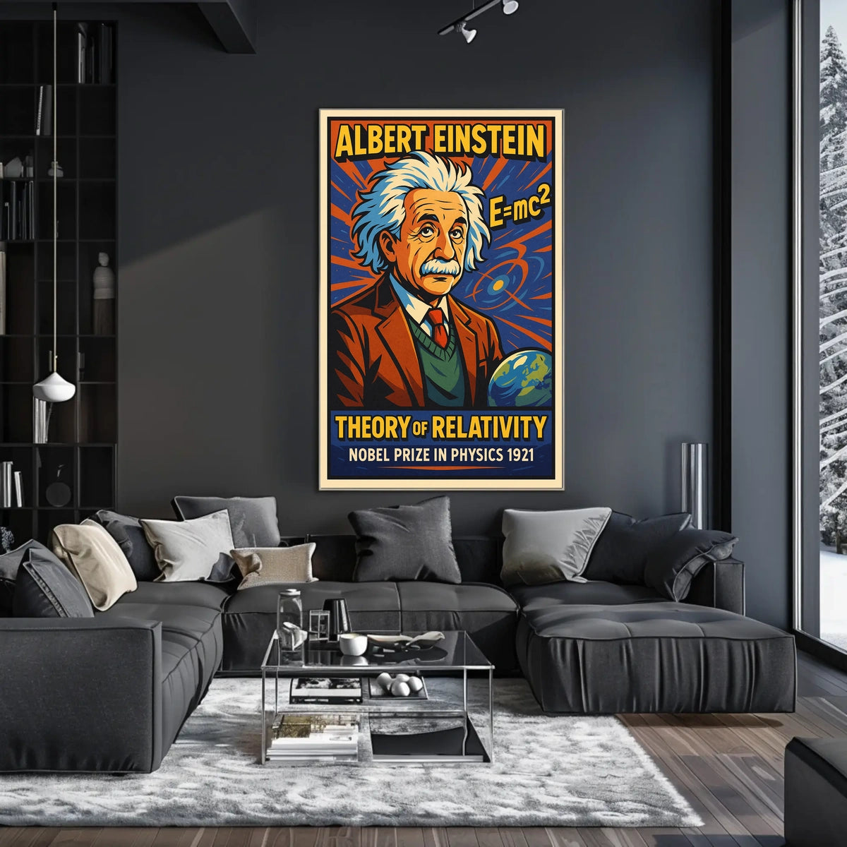 Albert Einstein Theory Of Relativity Poster