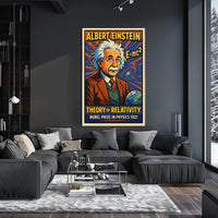 Albert Einstein Theory Of Relativity Poster