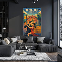 Buenos Aires Cultural Tapestry Poster PosterGoat