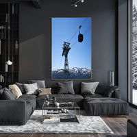 Scenic Cable Car Journey Poster