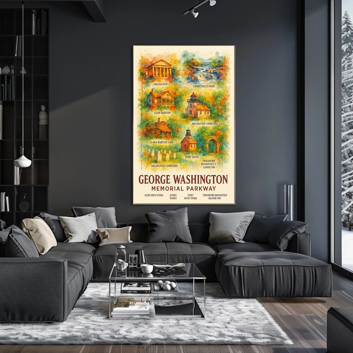 George Washington Memorial Parkway Poster
