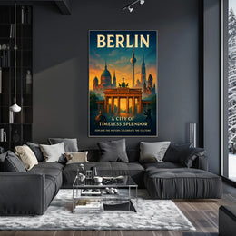 Berlin A City of Timeless Splendor Poster