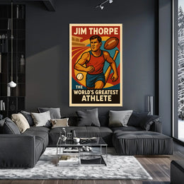 Jim Thorpe The Worlds Greatest Athlete Jim Thorpe Poster