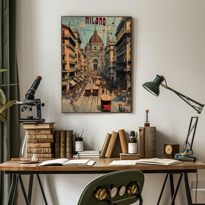 Milano Vintage Poster