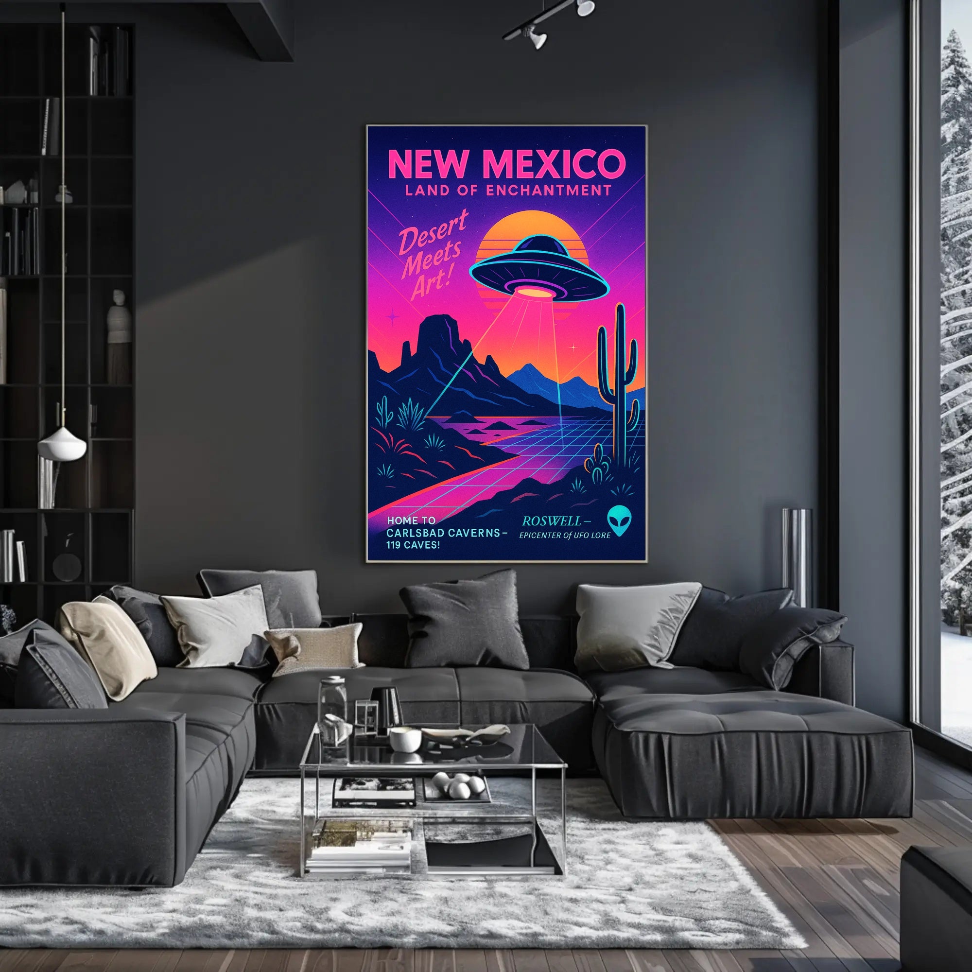New Mexico Land of Enchantment Poster PosterGoat