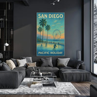 San Diego Pacific Holiday Poster