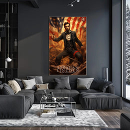 Abraham Lincoln Leadership Art Poster For Home Decor