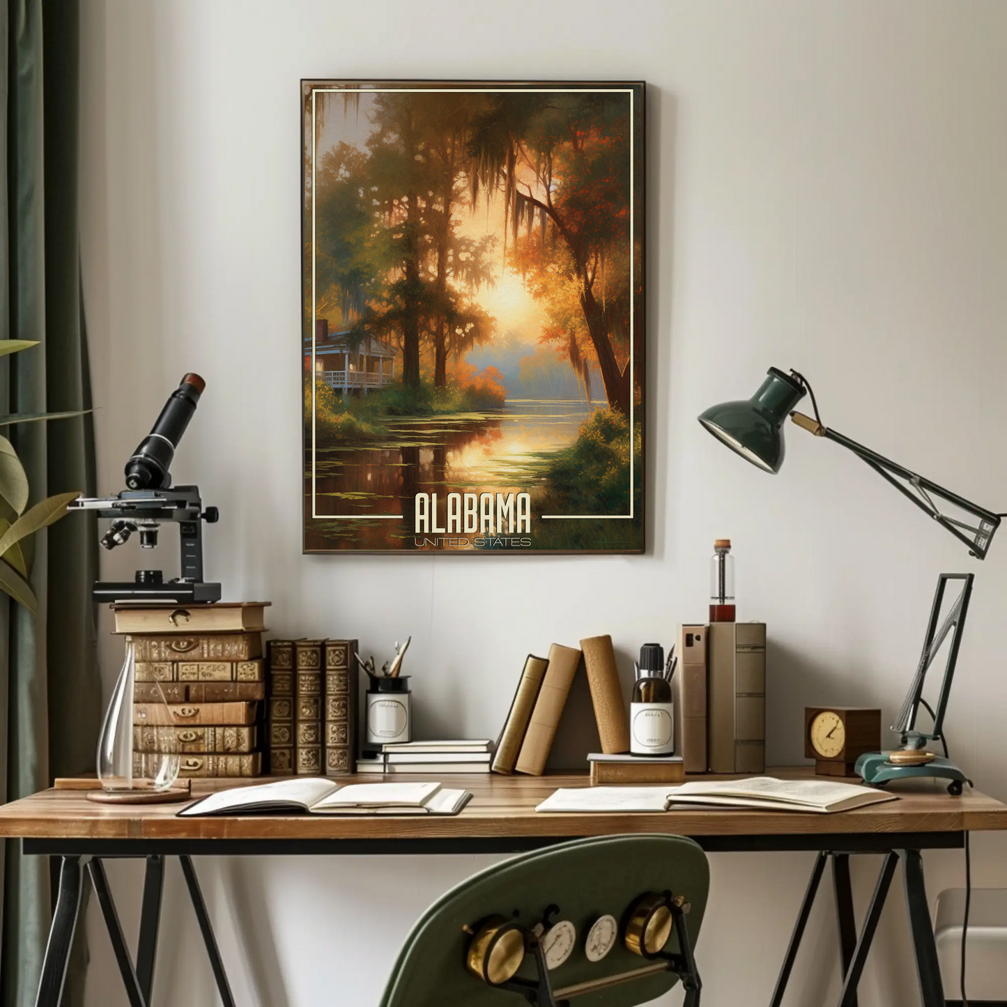 Alabama Vintage Poster