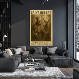 Saint Hubert Patron Of Hunters Poster