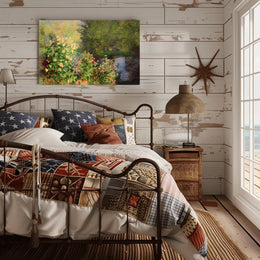 Nature's Palette A Floral and Forest Symphony Poster