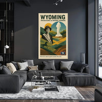 Wyoming Trailblazers and Natural Wonders Poster PosterGoat