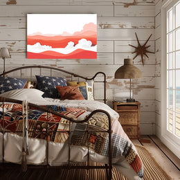 Abstract Desert Landscape Minimalist Poster Art Print