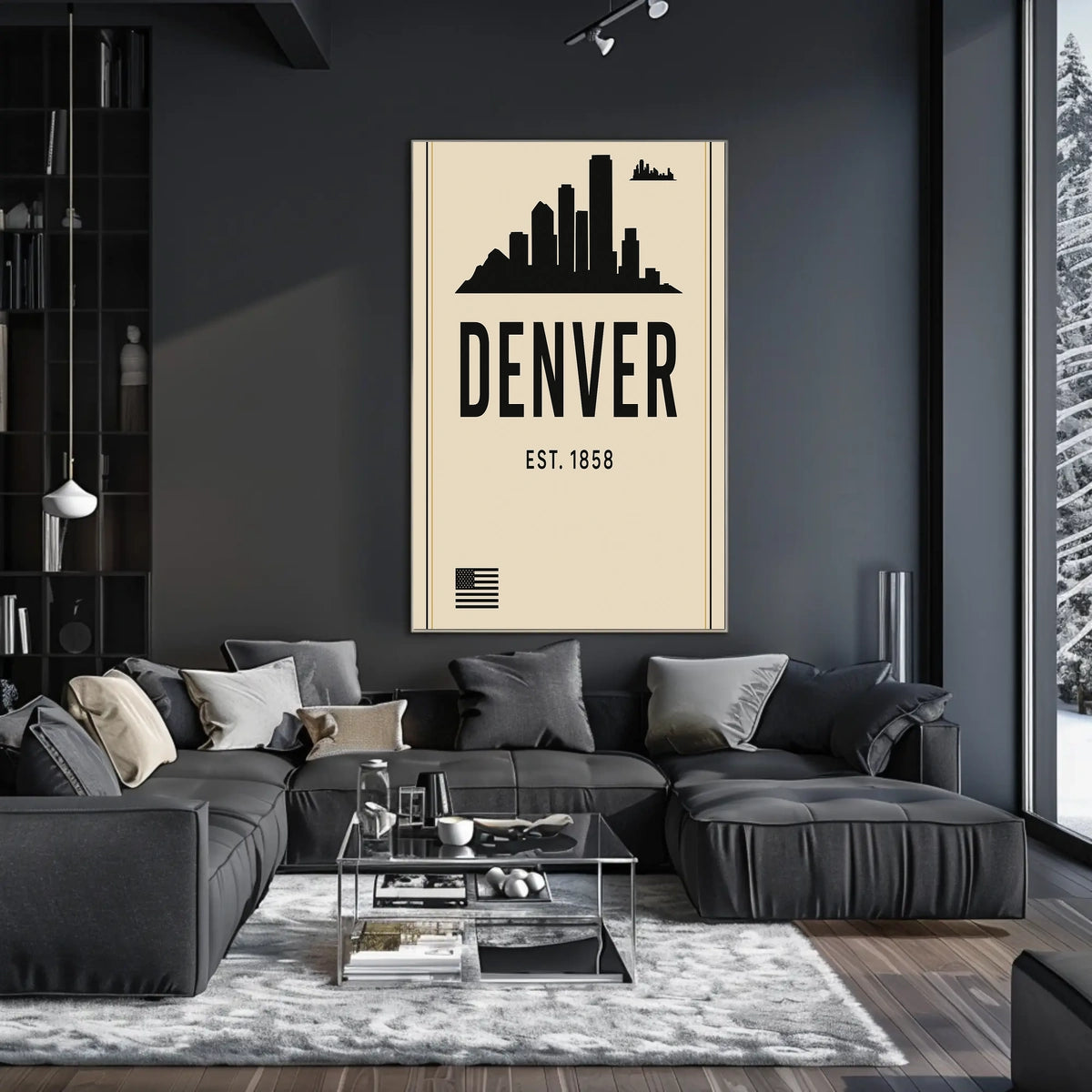 Denver Skyline Est. 1858 Poster