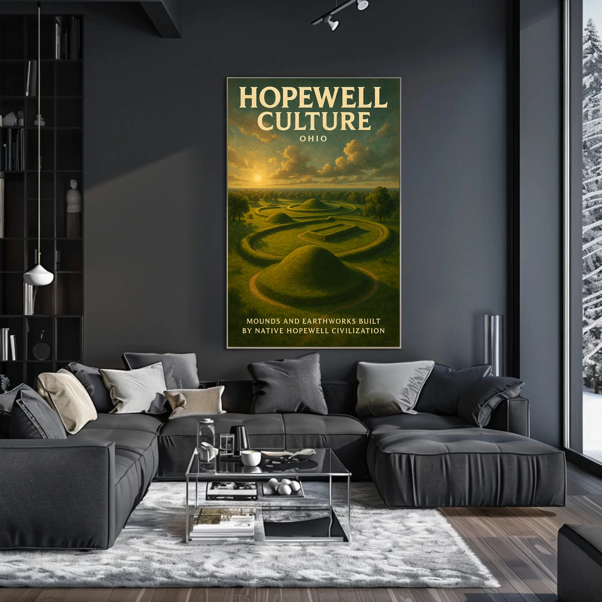 Hopewell Culture Ohio Poster