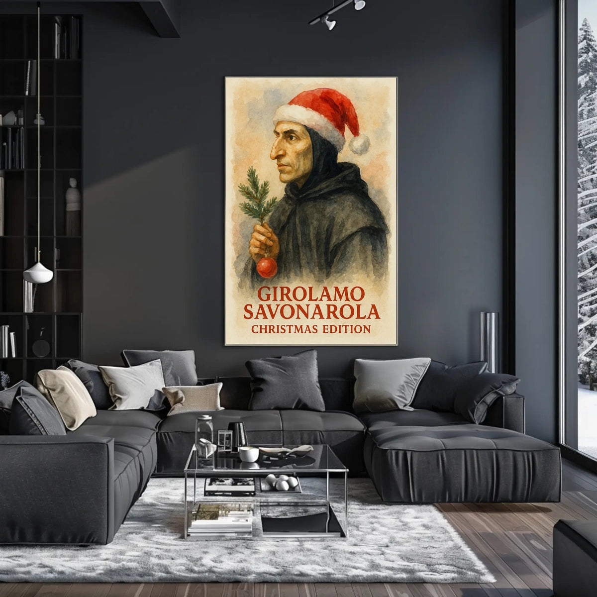 Renaissance Figure with Humorous Twist Historical or Presidential Poster