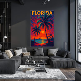 Florida Sunset Poster