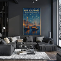 Harborfrost In Portland, Maine Poster