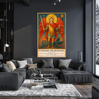 St. Michael the Archangel Poster PosterGoat