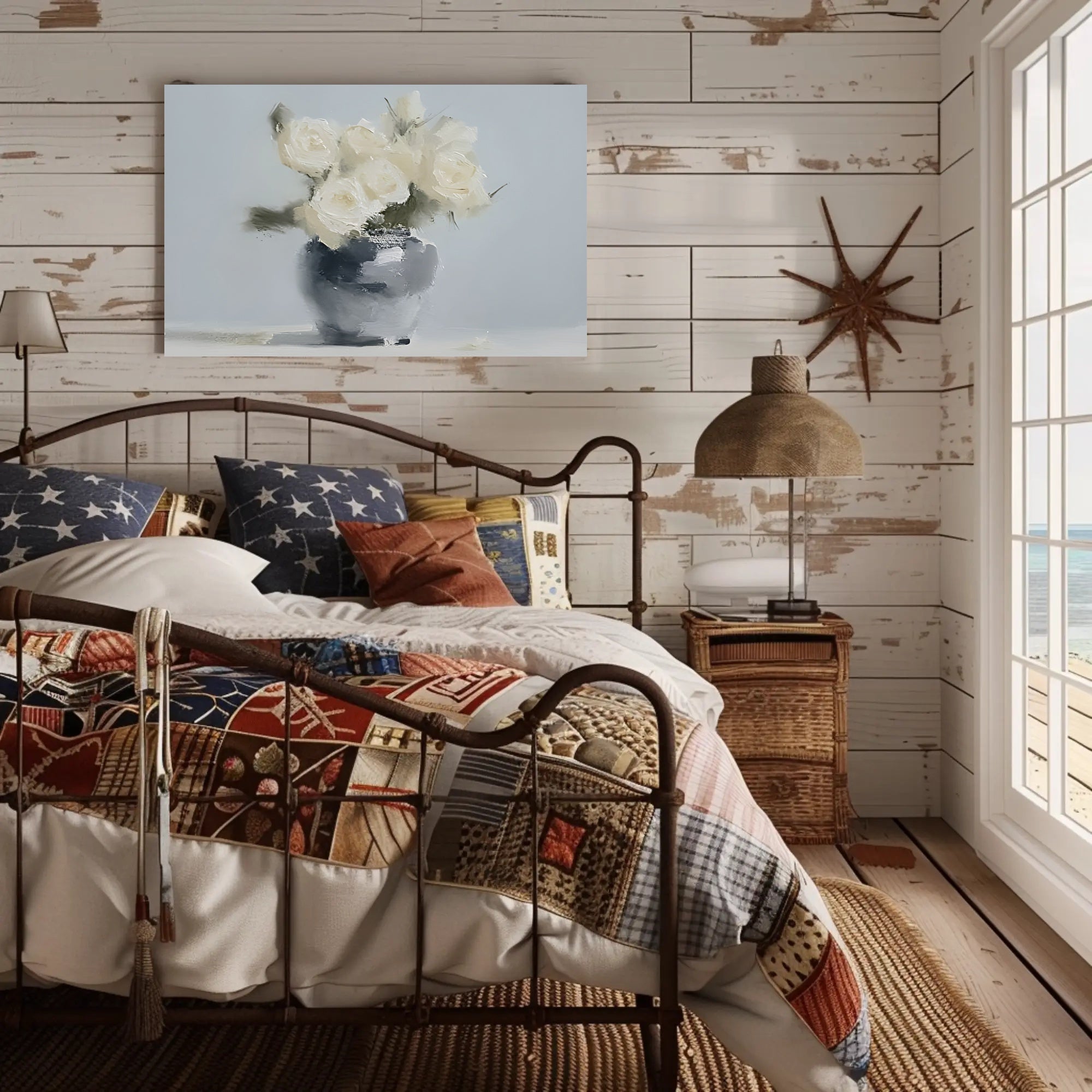 Serenity in White Poster
