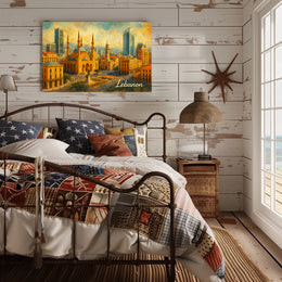 Beirut Cityscape Poster