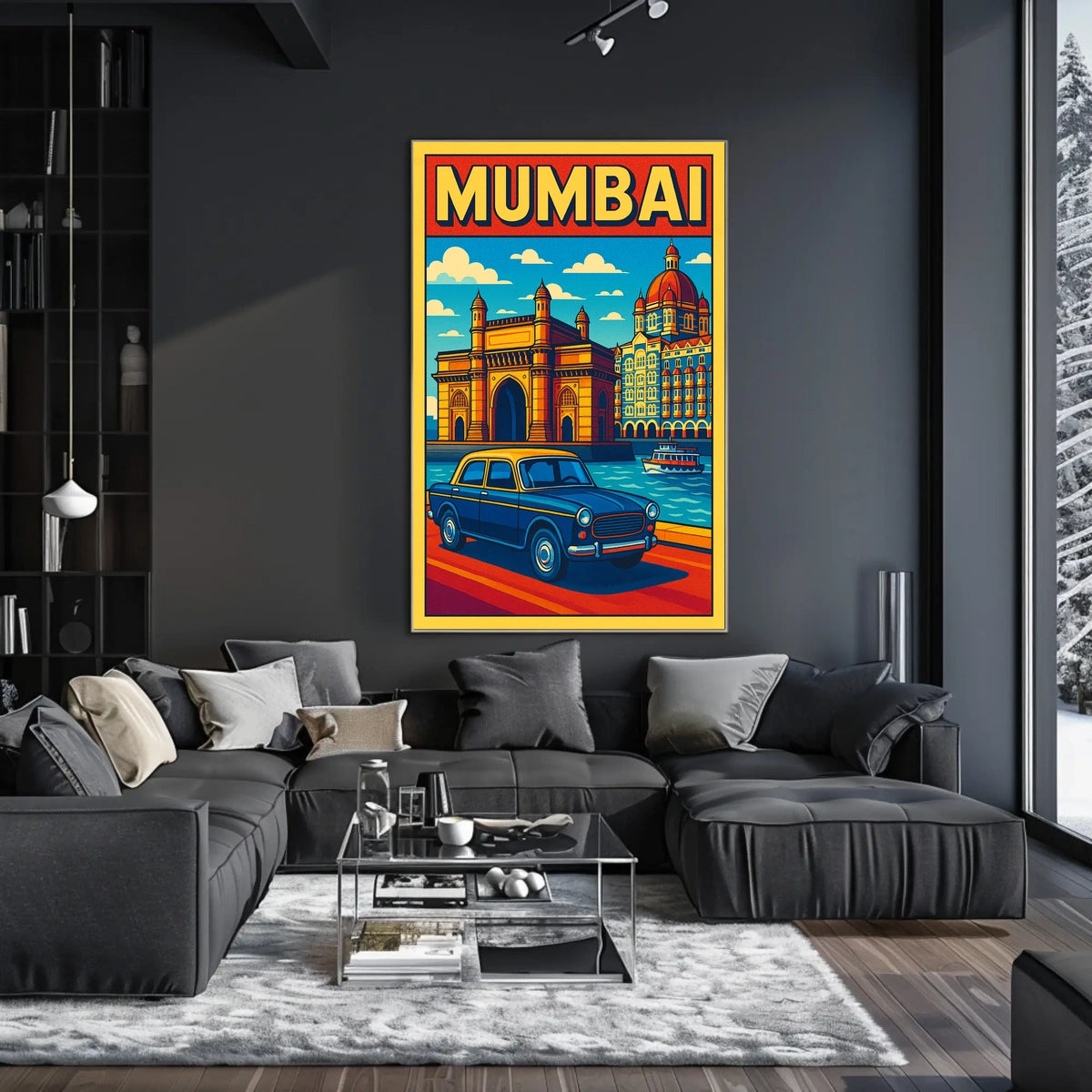 Mumbai A Vibrant Cityscape Poster