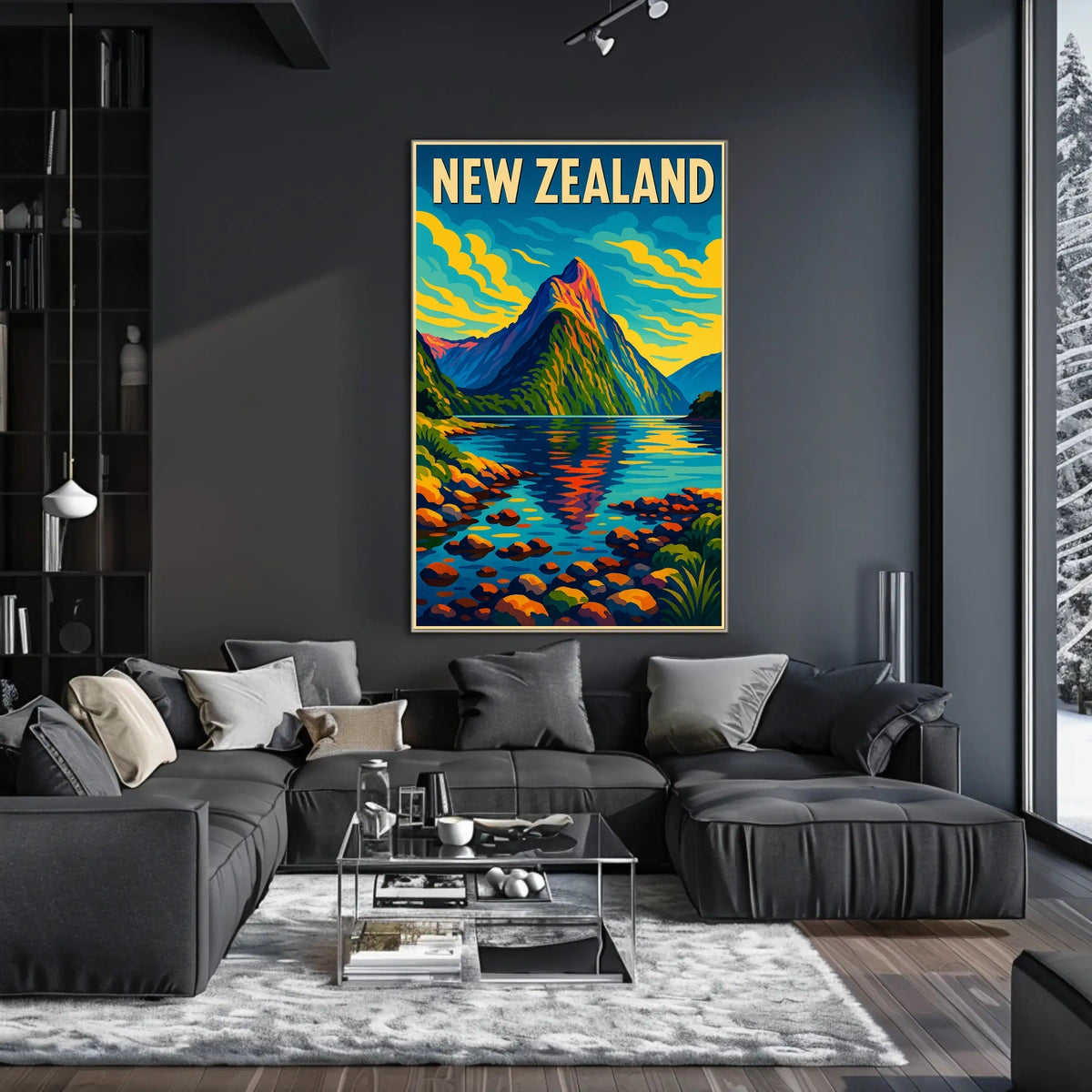 New Zealand Landscape Poster