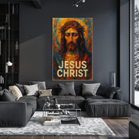 Jesus Christ Iconic Portrait Poster
