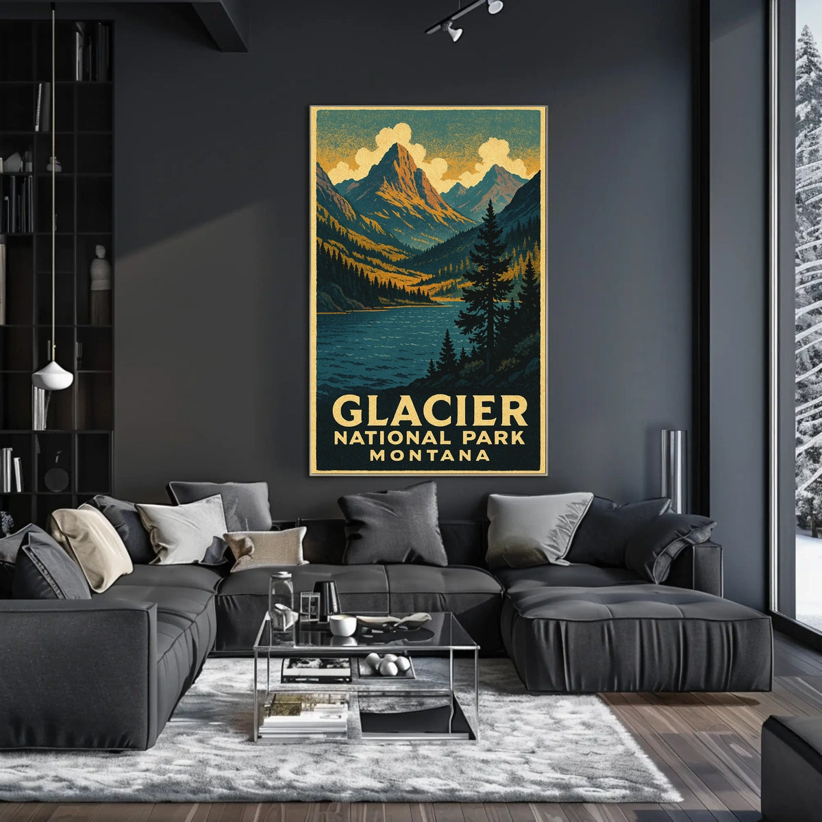 Glacier National Park Montana Poster
