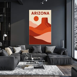 Arizona Desert Landscape Poster