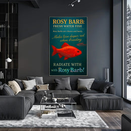 Radiate with Rosy Barb Poster