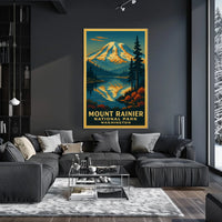 Mount Rainier National Park Poster