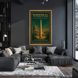 Washington, D.C. Seat of Power and History Poster PosterGoat