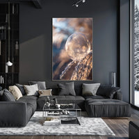 Frozen Bubble Sunrise: Abstract or Artistic Poster