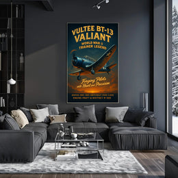 Vultee BT-13 Valiant World War II Trainer Legend Poster PosterGoat