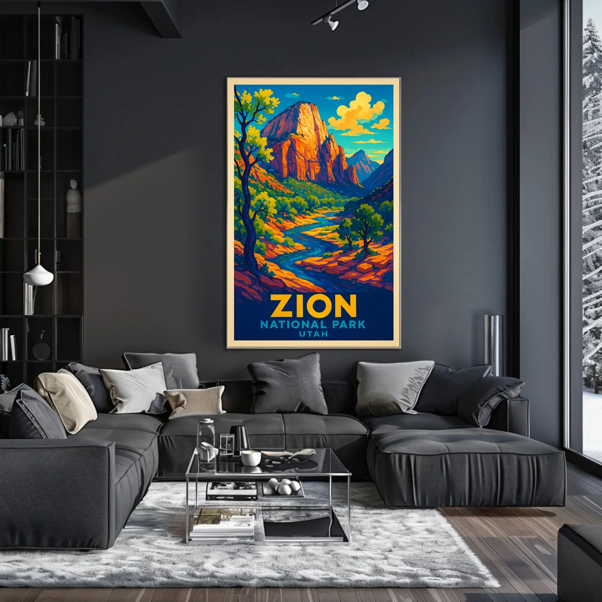 Zion National Park Utah Poster