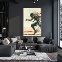 Dynamic Sports Balls Explosion Poster Art PosterGoat