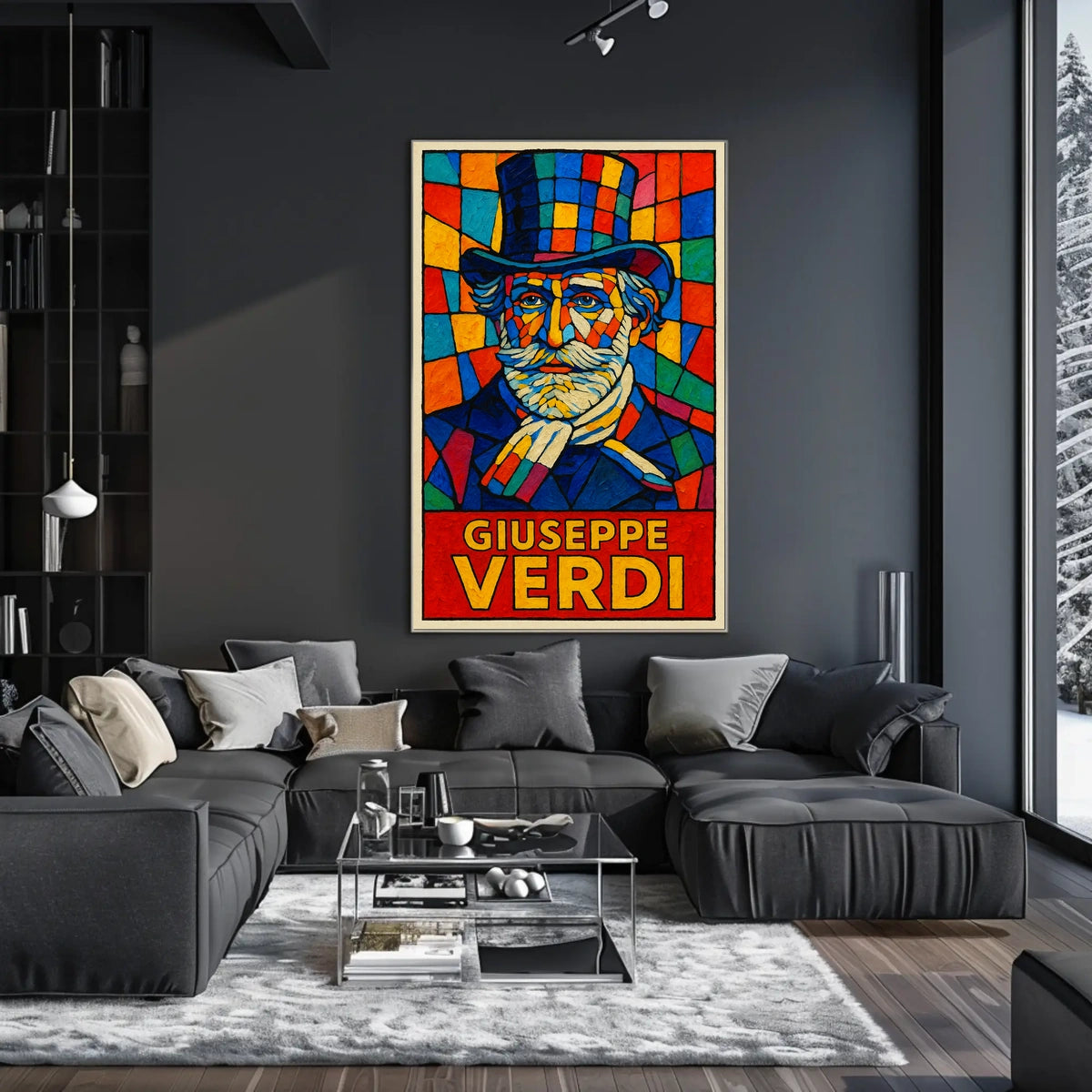 Giuseppe Verdi A Vibrant Tribute Poster