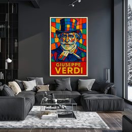 Giuseppe Verdi A Vibrant Tribute Poster