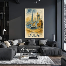 Discover the Wonders of Dubai Description Immerse yourself in Poster