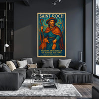 Saint Roch Patron of Dogs and the Sick Poster