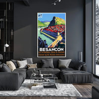 Besançon A Picturesque Tourist Poster
